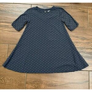 Toddler Girl's Old Navy Toddler Polka Dot Gray Lavender Swing Dress 3T